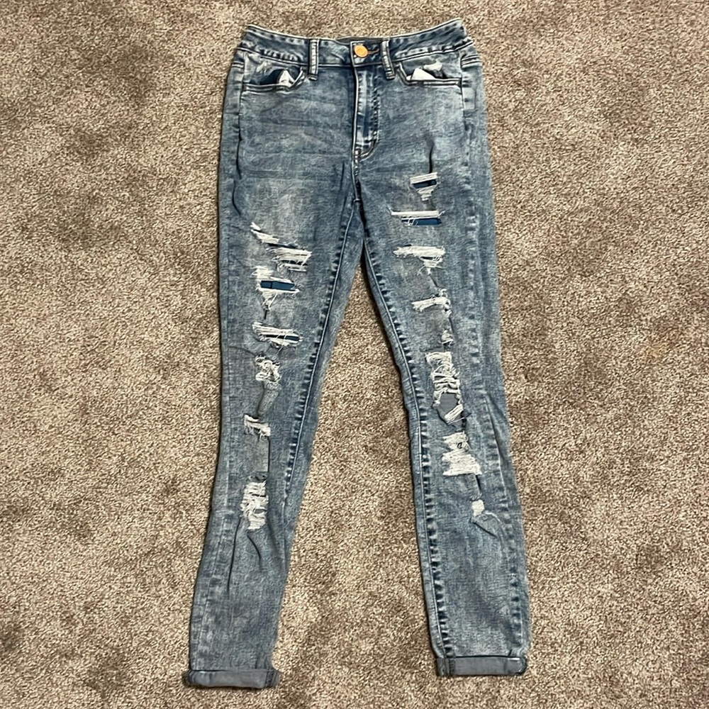 So Ultimate Ripped High Rise Denim Jeggings